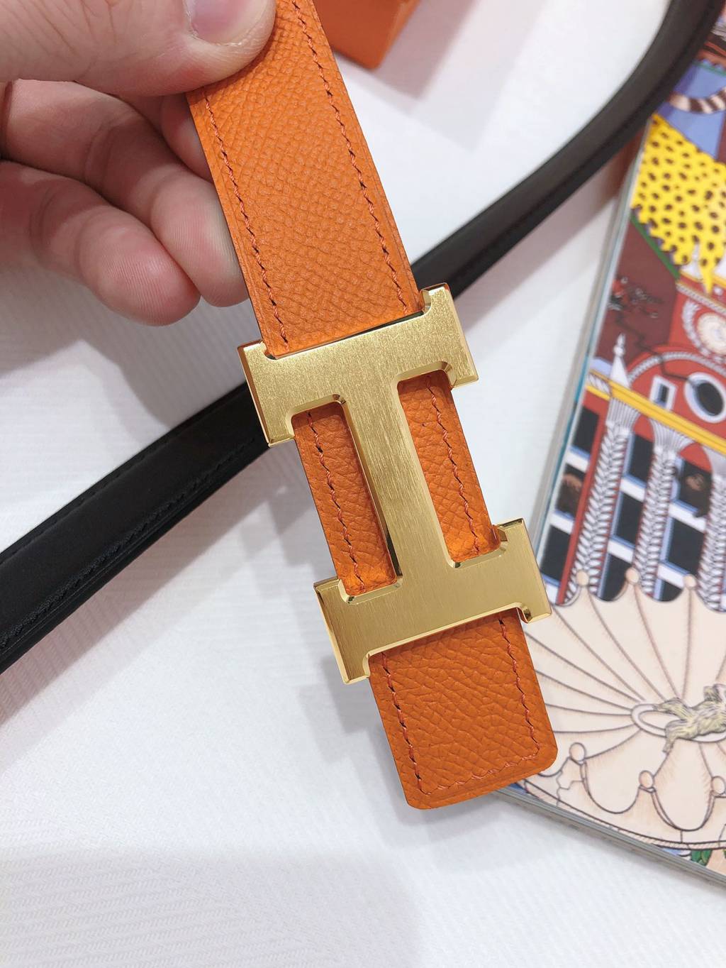 H**mes belts 24mm